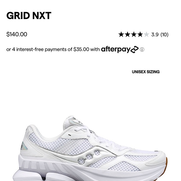 Saucony Grid NXT unisex white sneakers 11.5 used once - Picture 6 of 11